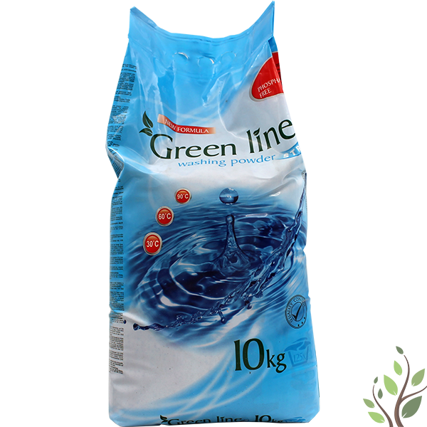 Green Line mosópor 10kg strong kék