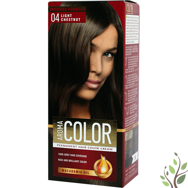 Aroma Color hajfesték 04 világos gesztenye