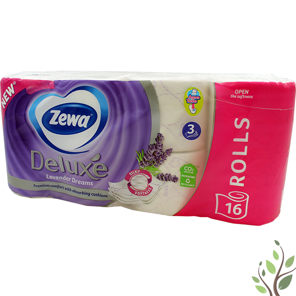 Zewa Deluxe toalettpapír 16 tekercs 3 rétegű levander 150 lap