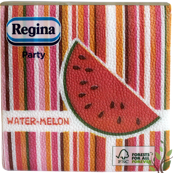 Regina party szalvéta 1 réteg 45 lap 30x29cm party mix