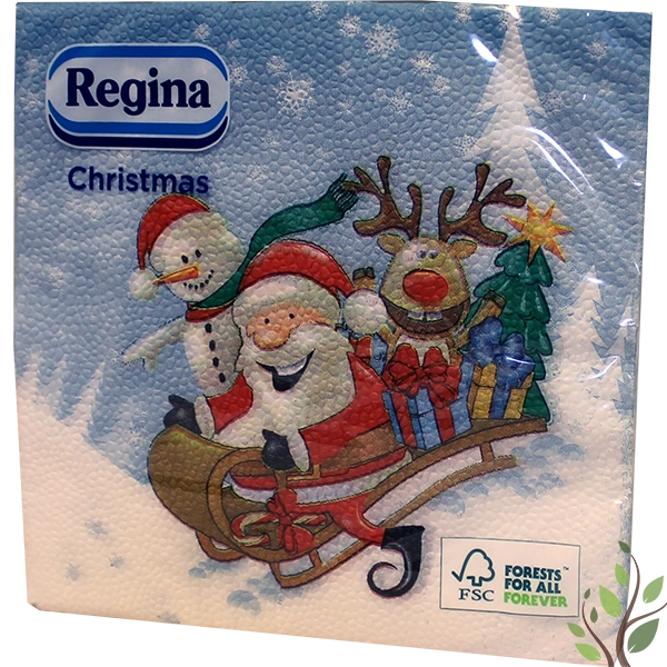 Regina szalvéta 1 réteg 20 lap 33x33 karácsonyi