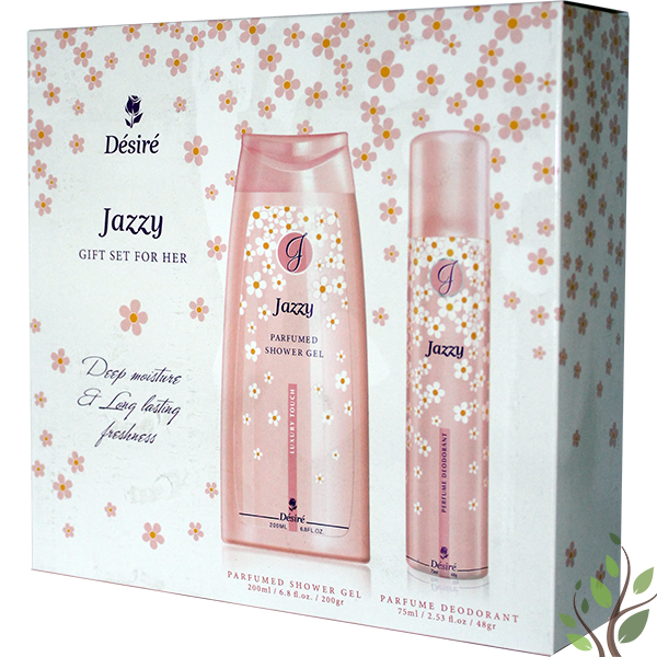 Desire Jazzy ajándékcsomag (Deo 75ml+Tusf 200ml)