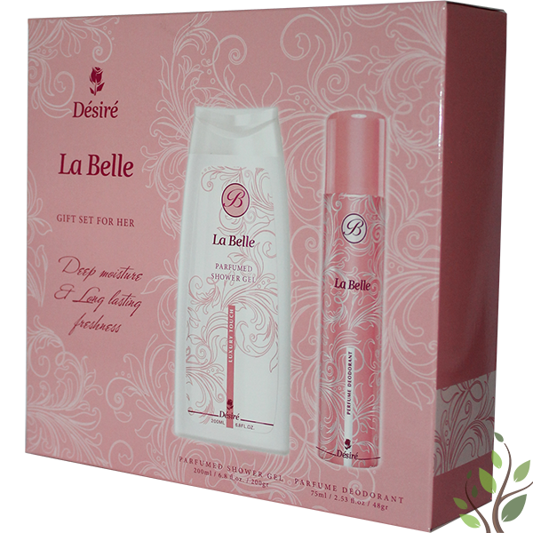 Desire La Belle ajándékcsomag (Deo75ml+Tusfürdő 200ml)
