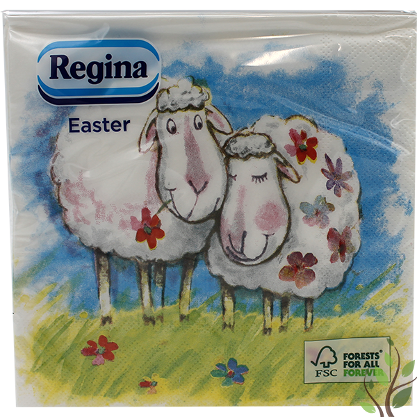 Regina szalvéta 3 réteg 15 lap 33x33cm húsvéti