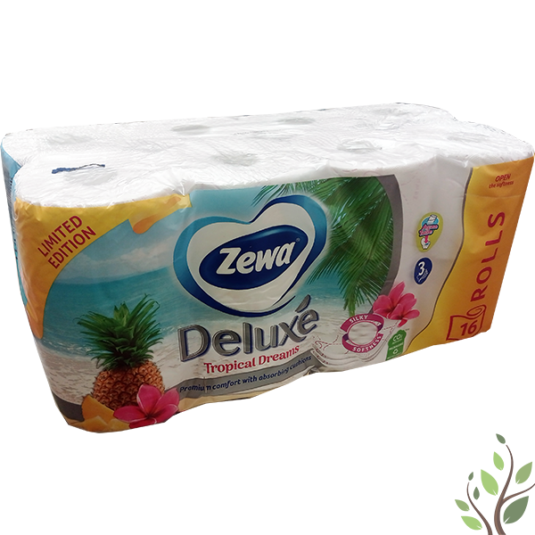 Zewa Deluxe toalettpapír 16 tekercs 3 réteg tropical dreams