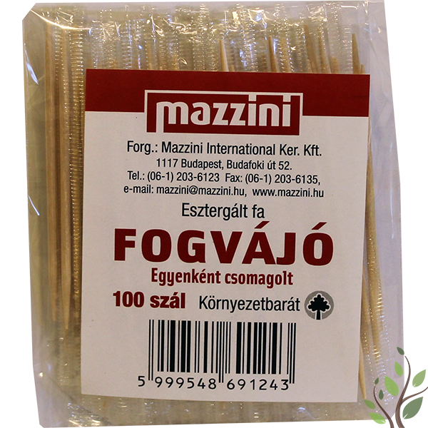 Fogvájó 100 dbos szálanként csomagolt tasakos (Mazzini)