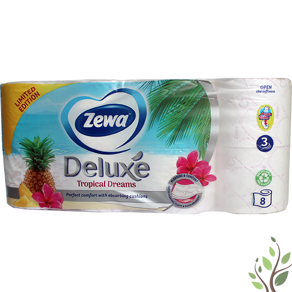 Zewa Deluxe toalettpapír 8 tekercs 3 réteg tropical 150 lap