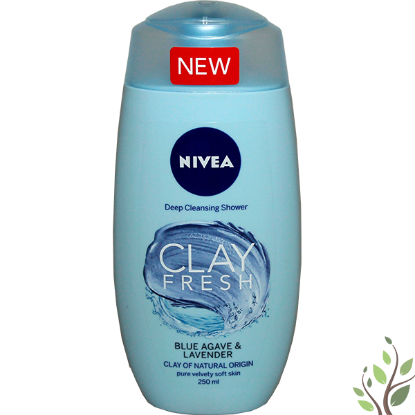 Nivea tusfürdő 250ml clay fresh blue agave woman