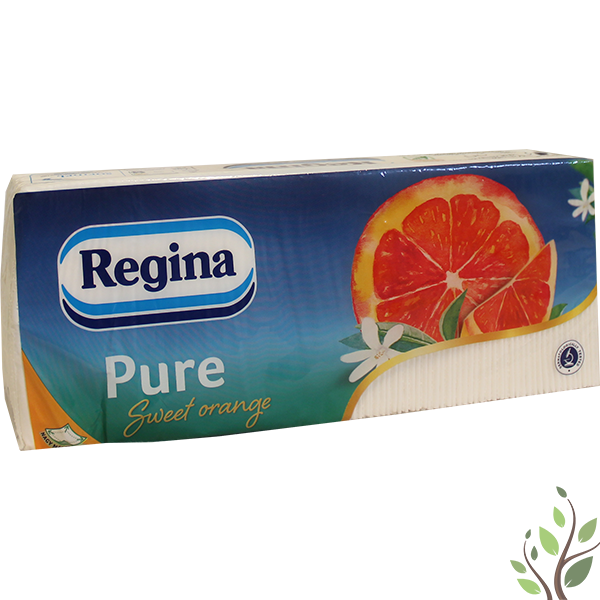 Regina papírzsebkendő 3 réteg 90 db pure sweet orange