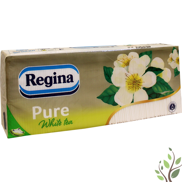 Regina papírzsebkendő 3 réteg 90 db pure white tea