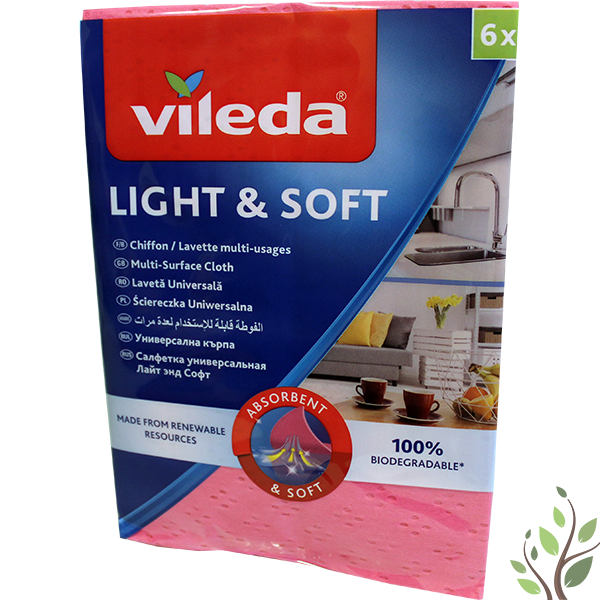 Vileda light, soft törlőkendő 6db