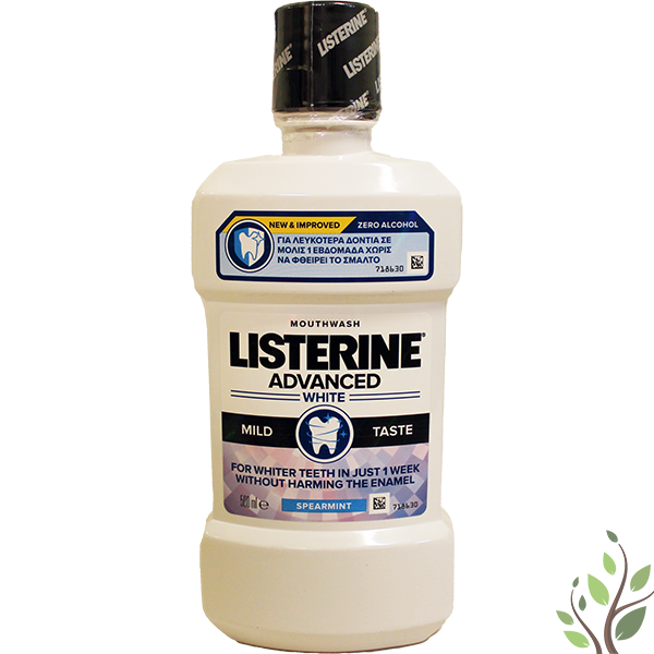 Listerin szájvíz 500ml advanced white