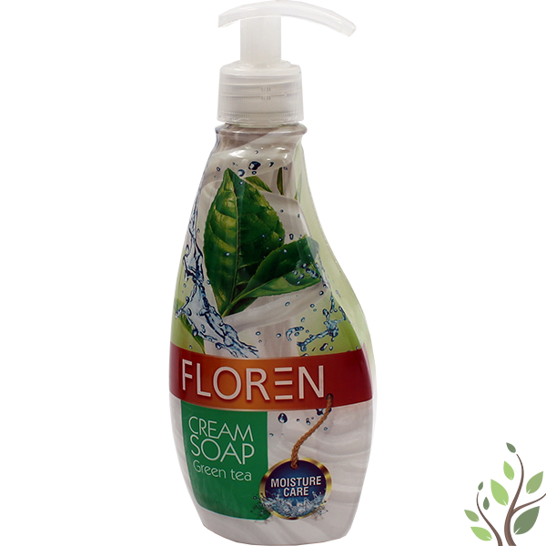 Floren folyékony szappan 400ml green tea pumpás