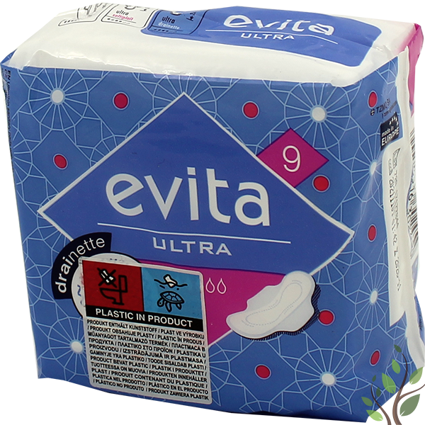Evita egészségügyi betét 9db ultra drainette