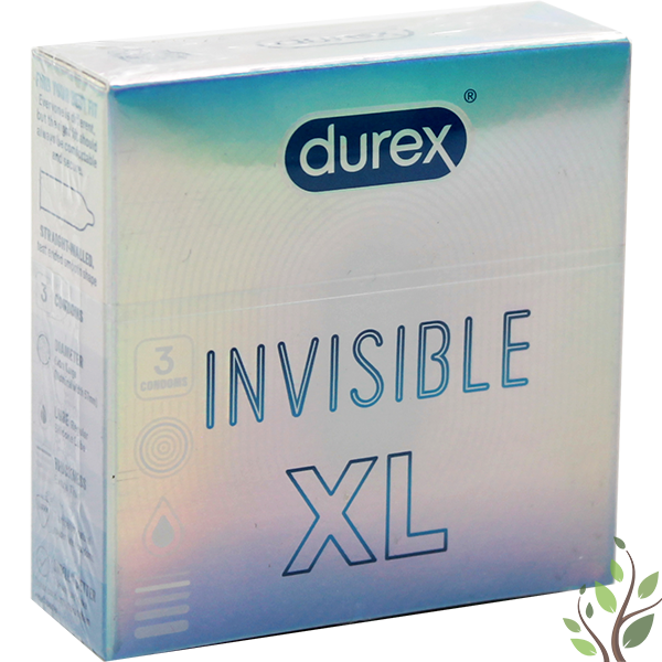 Durex óvszer 3db invisible XL