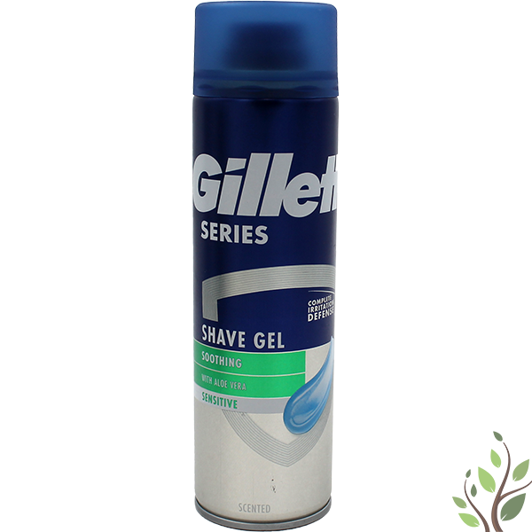 Gillette borotvagél 200ml aloe vera,sensitive
