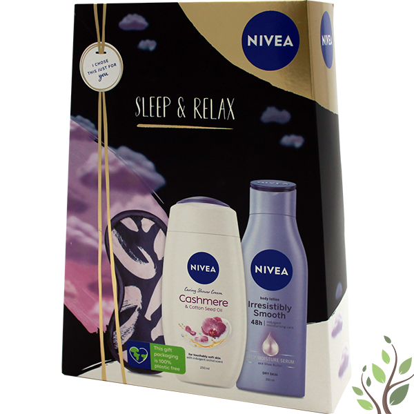 Nivea ajándékcsomag testápoló+tusfürdő női sleep&relax