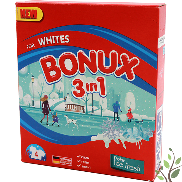 Bonux mosópor 400g ice fresh, white
