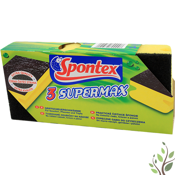 Spontex formázott mosogató szivacs 3db supermax