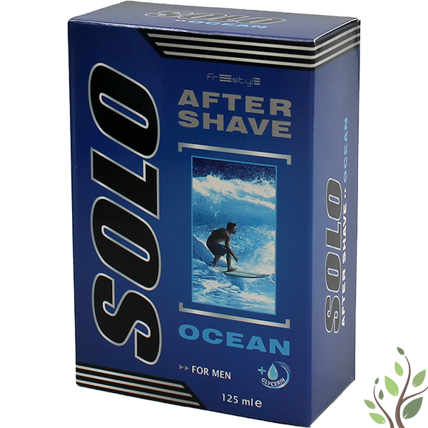 Solo after shave 125ml ocean dobozos
