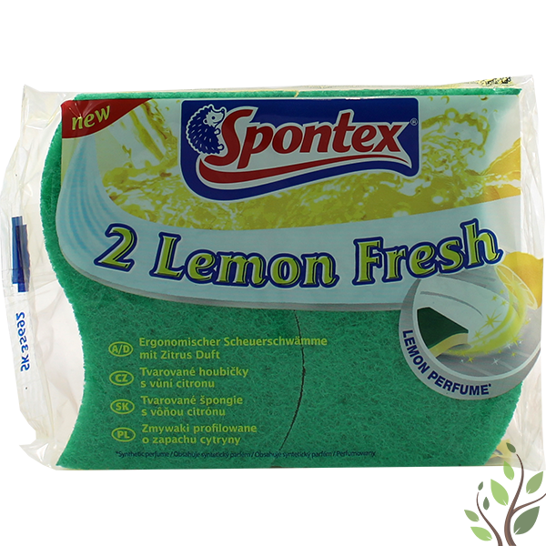Spontex mosogató szivacs 2db lemon fresh